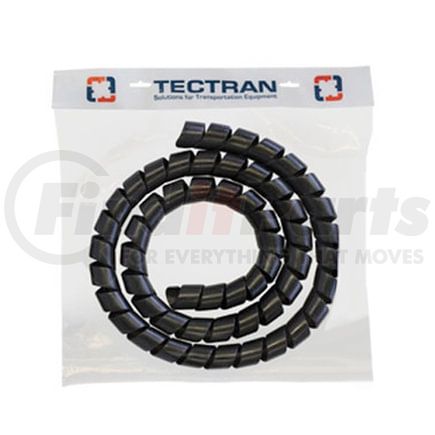 Tectran 27435 Spiral Wrap - 11 ft., Black, 15 ft. Connection Line, Standard Pro-Tec