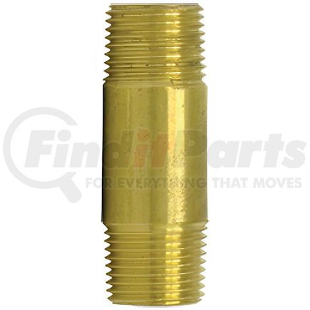 Tectran 113-A2 Air Brake Pipe Nipple - Brass, 1/8 in. Pipe Thread, 2 in. Long Nipple