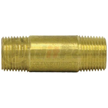 Tectran 113-C2 Air Brake Pipe Nipple - Brass, 3/8 in. Pipe Thread, 2 in. Long Nipple