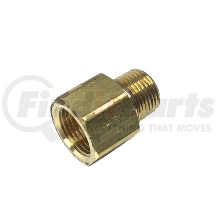 Tectran 89144 SAE Female to Male Pipe Flare Connector Fitting, 1/2" Tube Size, 3/8" Pipe Thread