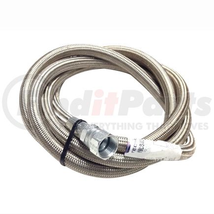 Tectran 21439 Air Brake Compressor Discharge Hose - 96 in., Stainless Steel Outer Braid