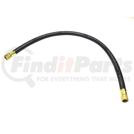 Tectran 21941 1/2" Air Brake Chamber Hose, 36 in. Long, with 1/2" 45-Deg Flare Dual Swivel Fittings