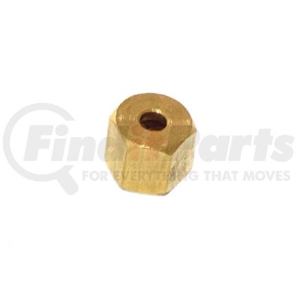 Tectran 89445 Transmission Air Line Fitting - Brass, 1/8 inches Tube, Nut