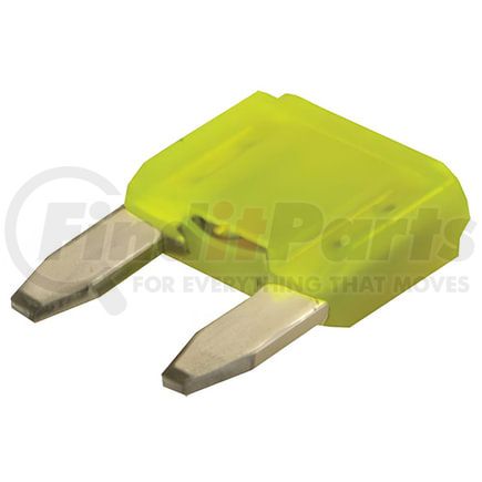 Tectran 41180 Multi-Purpose Fuse - Mini Fast Acting Blade, Yellow, Rated for 32 VDC