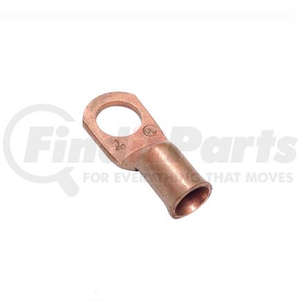 Tectran 34025 Electrical Wiring Lug - 1/0 Cable Gauge, 1/2 in. Stud, Flared Copper