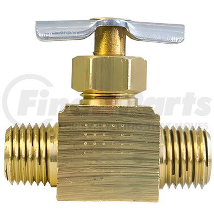 Tectran 3122-B Shut-Off Valve - Brass, 1/4 inches Male, Male Pipe Double