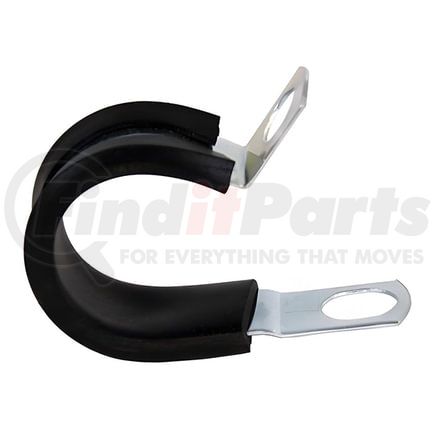 Tectran 911RA Rubber Covered Tube Clamp, 1/2" Width, 1 7/16" Clamping Diameter, 1/4" Mounting Hole