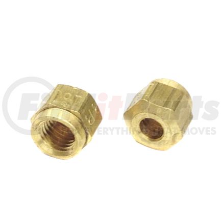 Tectran 85255 Air Brake Air Line Nut - Brass, 3/16 inches Tube Outside Diameter