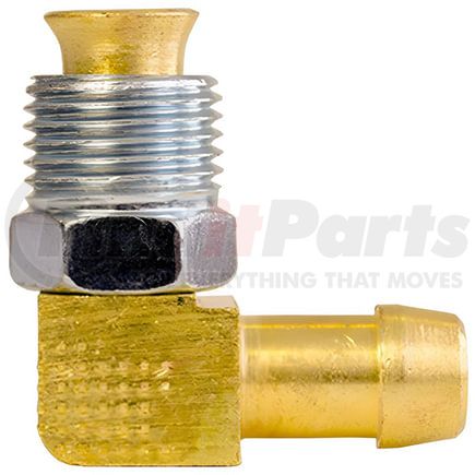 Tectran 1140-55 Inverted Flare Fitting - 5/16 in. Hose Size, Male Swivel, 90 deg. Elbow