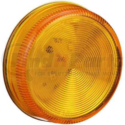 Peterson Lighting M162A 2.5" Round 3-LED Clearance/Marker Light, Amber Lens, PL10, Bulk Pack