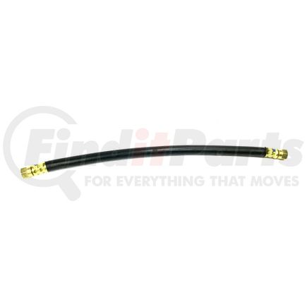 Tectran 21679 Female 45 Deg Flare Dual Swivel Air Brake Hose Assembly, 3/8" Hose ID, 20 in. Long