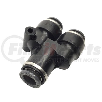 Tectran 87639 Push-On Hose Fitting - 3/8 in. Tube A, 3/8 in. Tube B, Y-Union, Composite