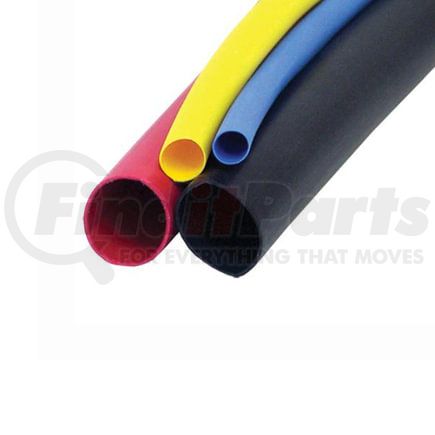 Tectran SG04-01-6 Heat Shrink Tubing - 24-10 Gauge, Black, 6 inches, Dual Wall