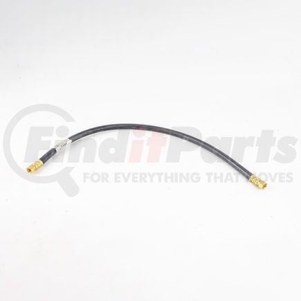 Tectran 16145SW34 Female 45 Deg Flare Dual Swivel Air Brake Hose Assembly, 3/8" Hose ID, 34 in. Long