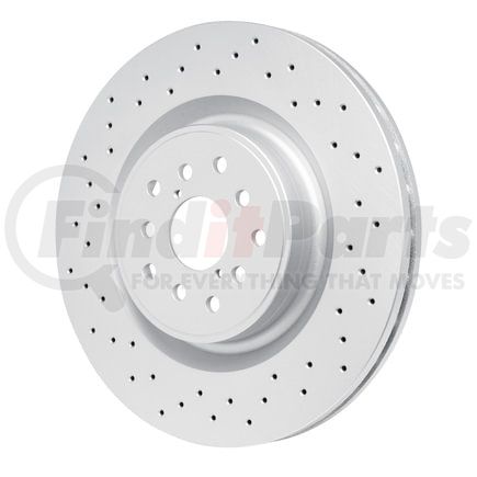 Dynamic Friction Company 920-13041 Hi-Carbon Alloy Rotor - Drilled
