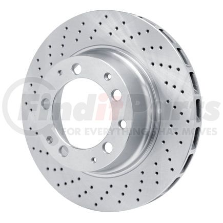 Dynamic Friction Company 620-02015D Disc Brake Rotor - Drilled