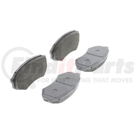 Wagner MX433B Wagner Brake ThermoQuiet MX433B Semi-Metallic Disc Brake Pad Set