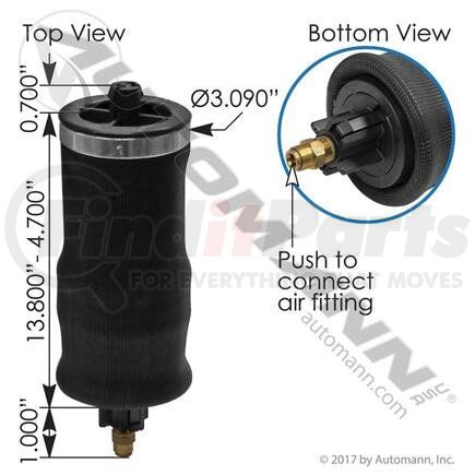 Automann ABSZ70-7093 AIR SPRING CABIN