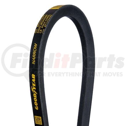 Goodyear Belts 3V1000 Narrow  Wrapped V-Belt: 3V Profile, 100" Effective Length