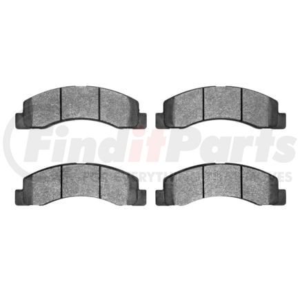 Dynamic Friction Company 1551-0756-00 5000 Advanced Brake Pads - Semi Metallic