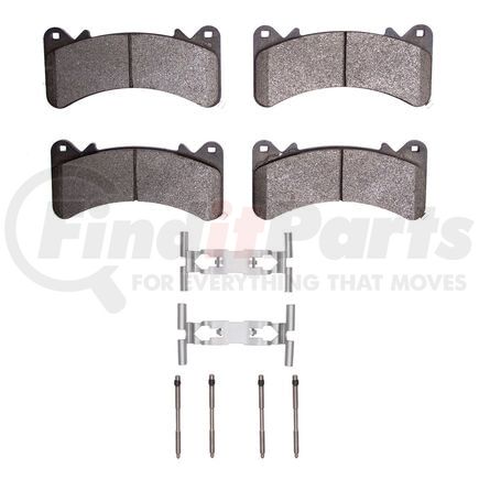 Dynamic Friction Company 1551-1910-01 5000 Advanced Pads - Ceramic and Hardware Kit