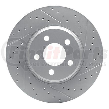 Dynamic Friction Company 830-13043R Geoperformance Rotor - Drilled and Slotted