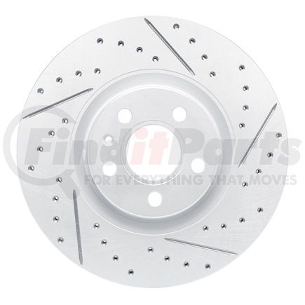 Dynamic Friction Company 830-27059R Geoperformance Rotor - Drilled and Slotted