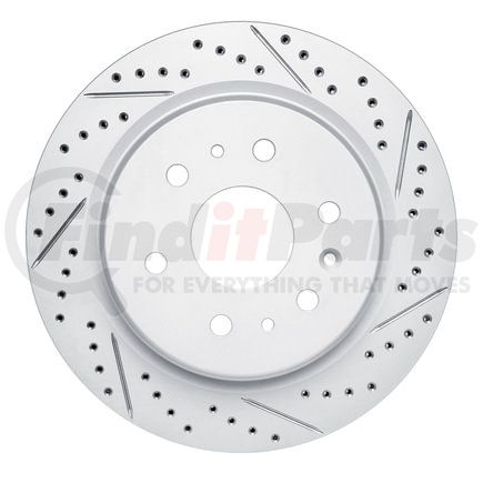 Dynamic Friction Company 830-47081R Geoperformance Rotor - Drilled and Slotted