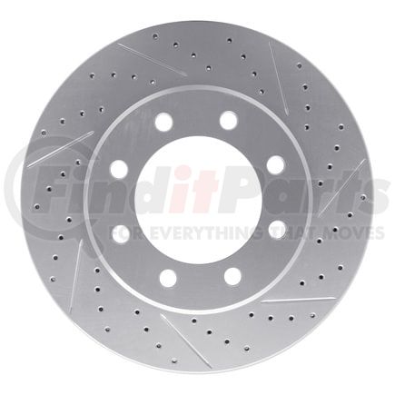 Dynamic Friction Company 830-48061R Geoperformance Rotor - Drilled and Slotted