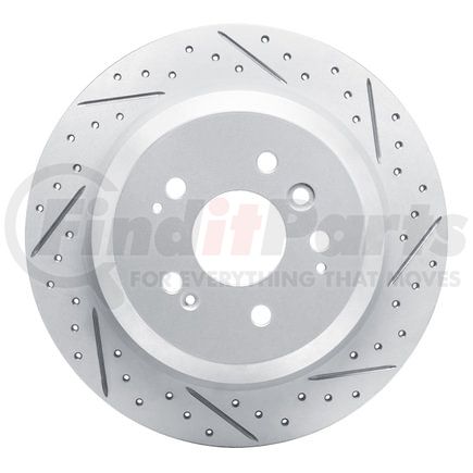 Dynamic Friction Company 830-59062R Geoperformance Rotor - Drilled and Slotted