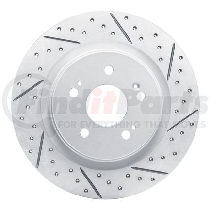 Dynamic Friction Company 830-59066R Geoperformance Rotor - Drilled and Slotted