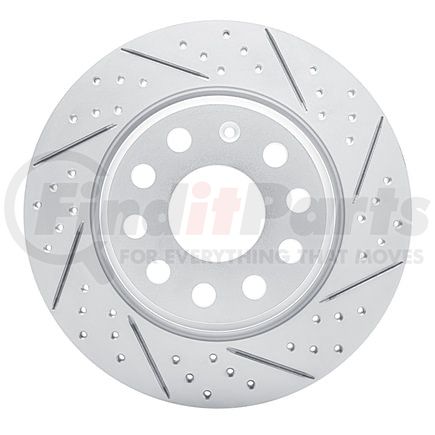 Dynamic Friction Company 830-74055R Geoperformance Rotor - Drilled and Slotted