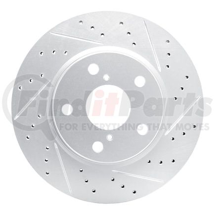 Dynamic Friction Company 830-76135R Geoperformance Rotor - Drilled and Slotted