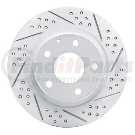 Dynamic Friction Company 830-80051R Geoperformance Rotor - Drilled and Slotted