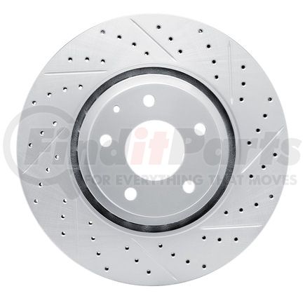 Dynamic Friction Company 830-80078R Geoperformance Rotor - Drilled and Slotted