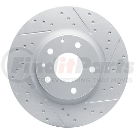 Dynamic Friction Company 830-80081R Geoperformance Rotor - Drilled and Slotted