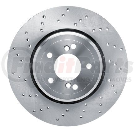 Dynamic Friction Company 62031091D Disc Brake Rotor - Drilled