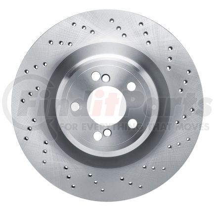Dynamic Friction Company 62031155D DFC Brake Rotor - Drilled
