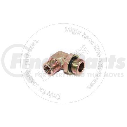 Blumaq FF1868T1216S Hydraulic Coupling / Adapter - Steel, 90 Degree Elbow, 3/4 in., Male x Male