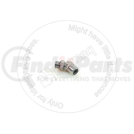 Blumaq 4365X10 Hydraulic Coupling / Adapter - Brass, Elbow