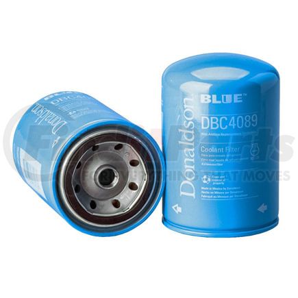 Donaldson DBC4089 Blue Engine Coolant Filter - 5.35 in., M16 x 1.5 thread size, Spin-On Style, Synthetic Media Type