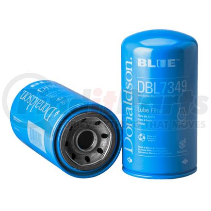 Donaldson DBL7349 Blue Engine Oil Filter - 6.85 in., Full-Flow Type, Spin-On Style, Synteq Media Type