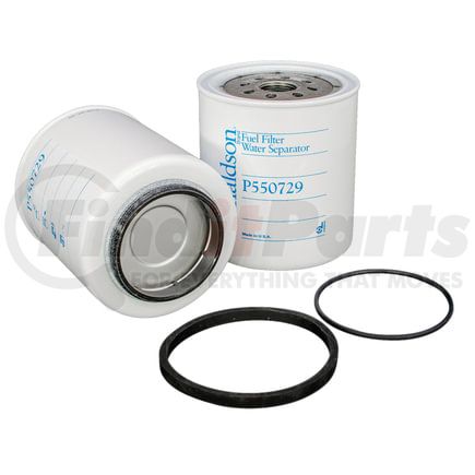 Donaldson P550729 Fuel Filter - 5.05" Water Separator Type, Spin-On Style