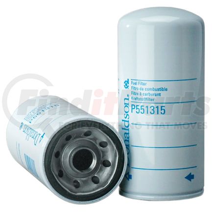 Donaldson P551315 Fuel Filter - 6.93 in., Secondary Type, Cellulose Media Type