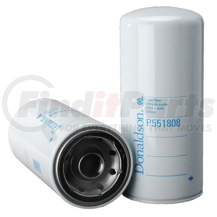 Donaldson P551808 Engine Oil Filter - 12.13 in., Full-Flow Type, Spin-On Style, Cellulose Media Type