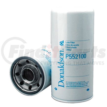 Donaldson P552100 Engine Oil Filter - 10.24 in., Full-Flow Type, Spin-On Style, Cellulose Media Type