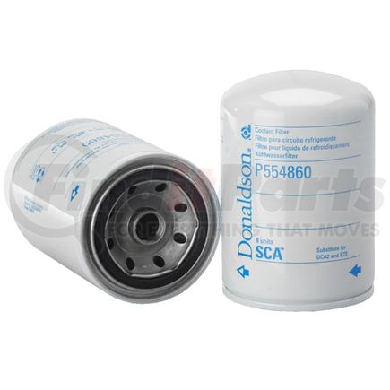 Donaldson P554860 Engine Coolant Filter - 5.35 in., 3/4-20 UN thread size, Spin-On Style Cellulose Media Type