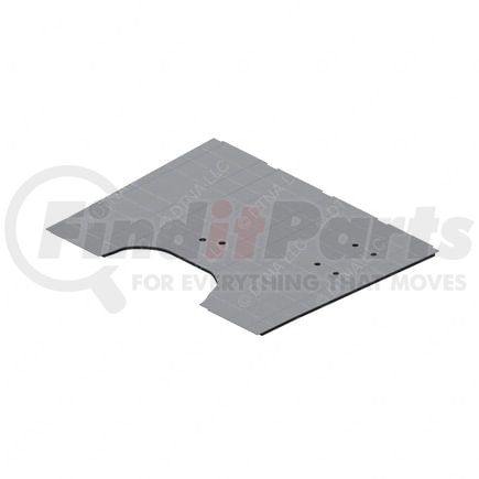 Freightliner W18-00896-062 Body Floor Covering - Gray, Daycab, Left Hand Drive