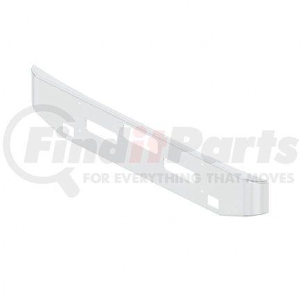 Freightliner A21-29515-005 Bumper - 16.5 Inch, Stainless Steel, Center Tow, Air Flow Openings, Lamps