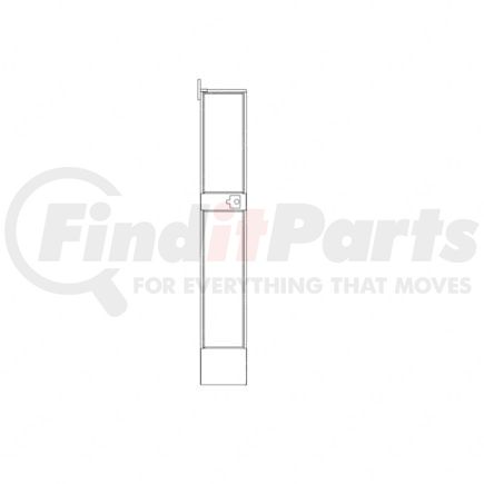 Freightliner TBB 64005104 Bus Door Frame - Rear, Leaf Welded, Outward Opening Entrance Door